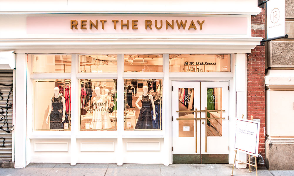 Noleggiare abiti La boutique "Rent the Runway" a New York.