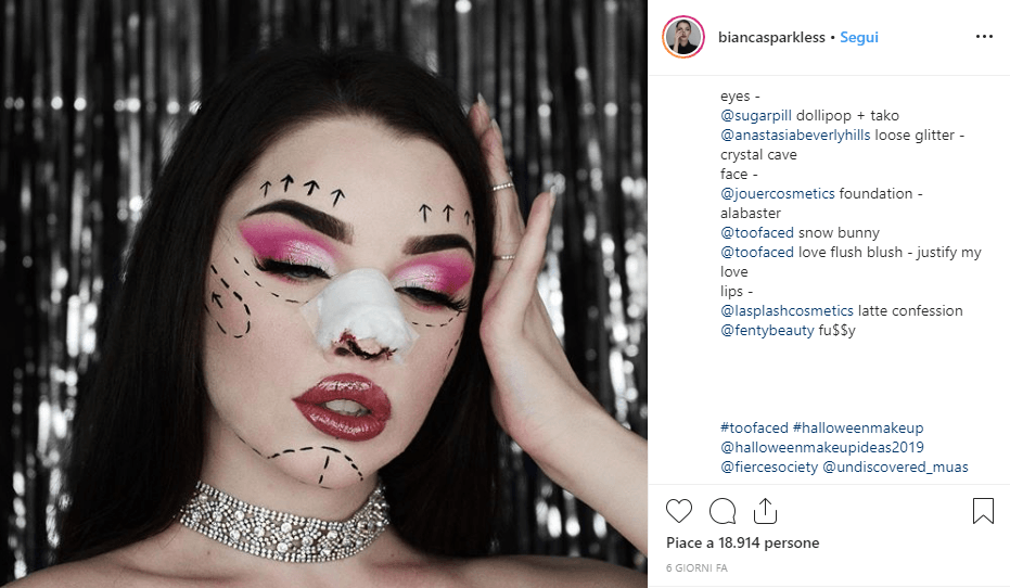 bianca sparkles halloween