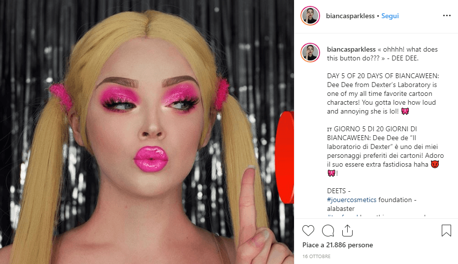 dee dee makeup look