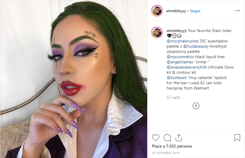 aimebbyyy joker makeuplook