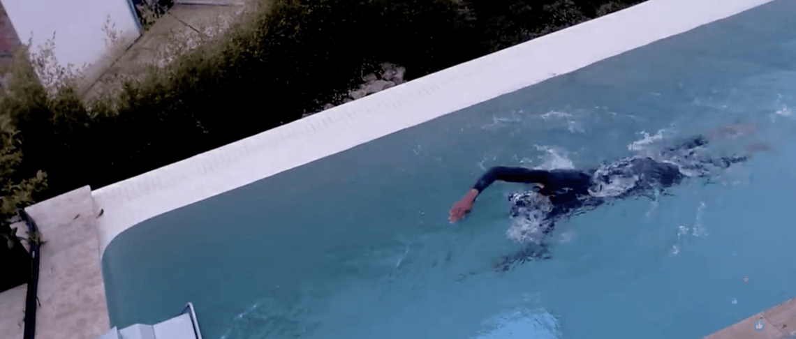 Jan Frodeno in piscina