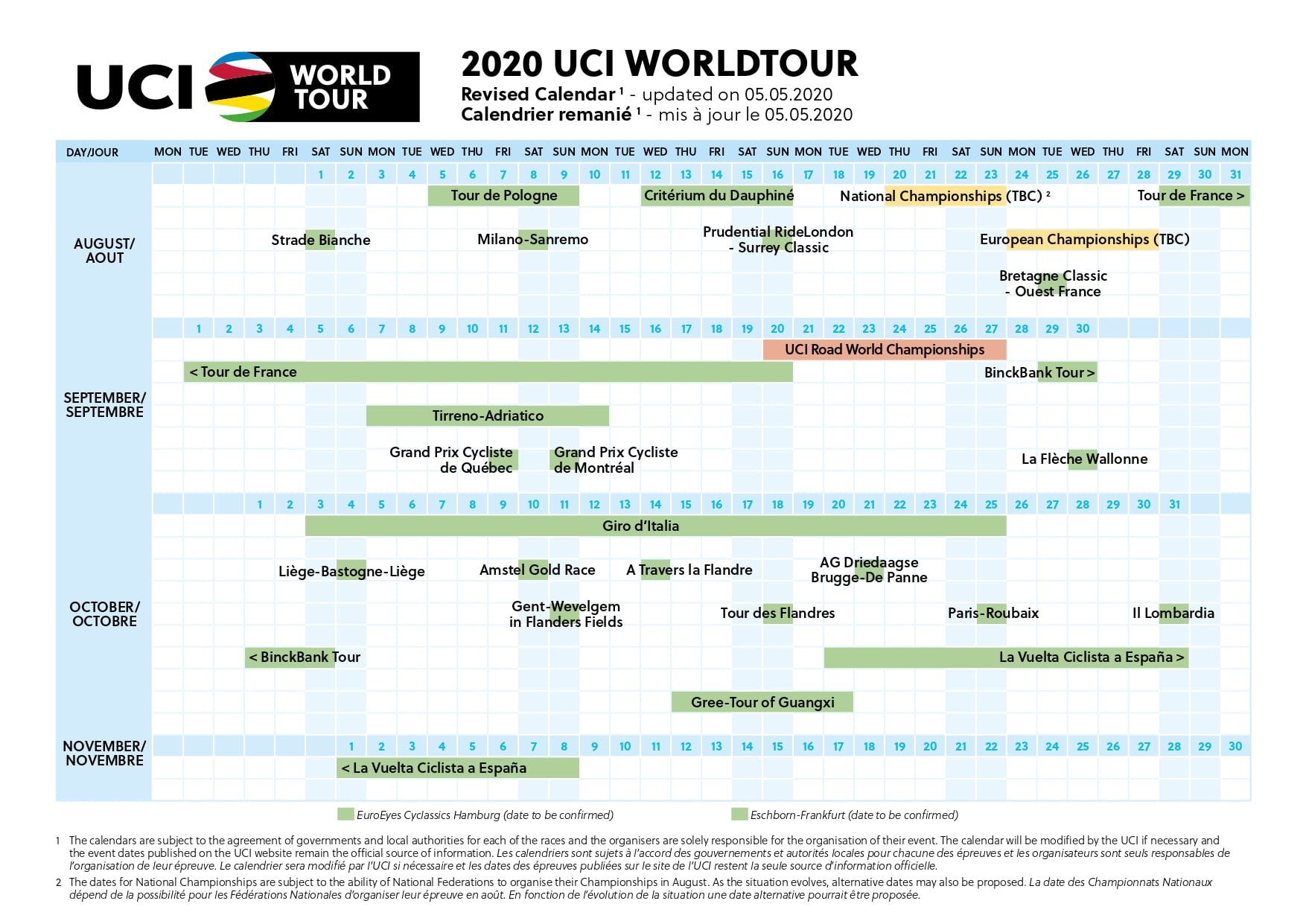 uci world tour calendar ical