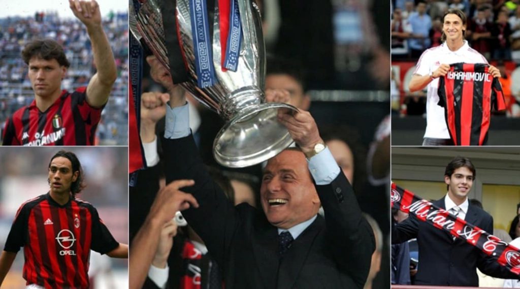 Colpi mercato Berlusconi all'A.C. Milan