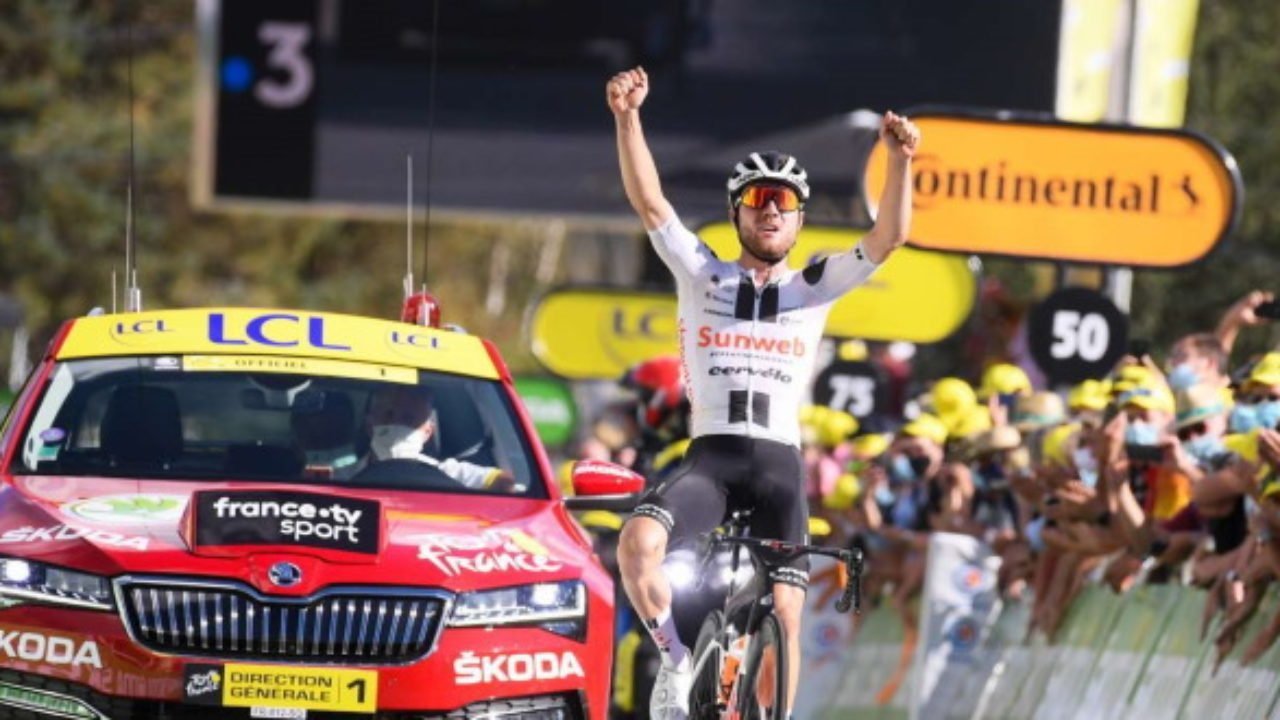 Marc Hirschi, uno dei migliori giovani di quest'edizione del Tour de France 2020