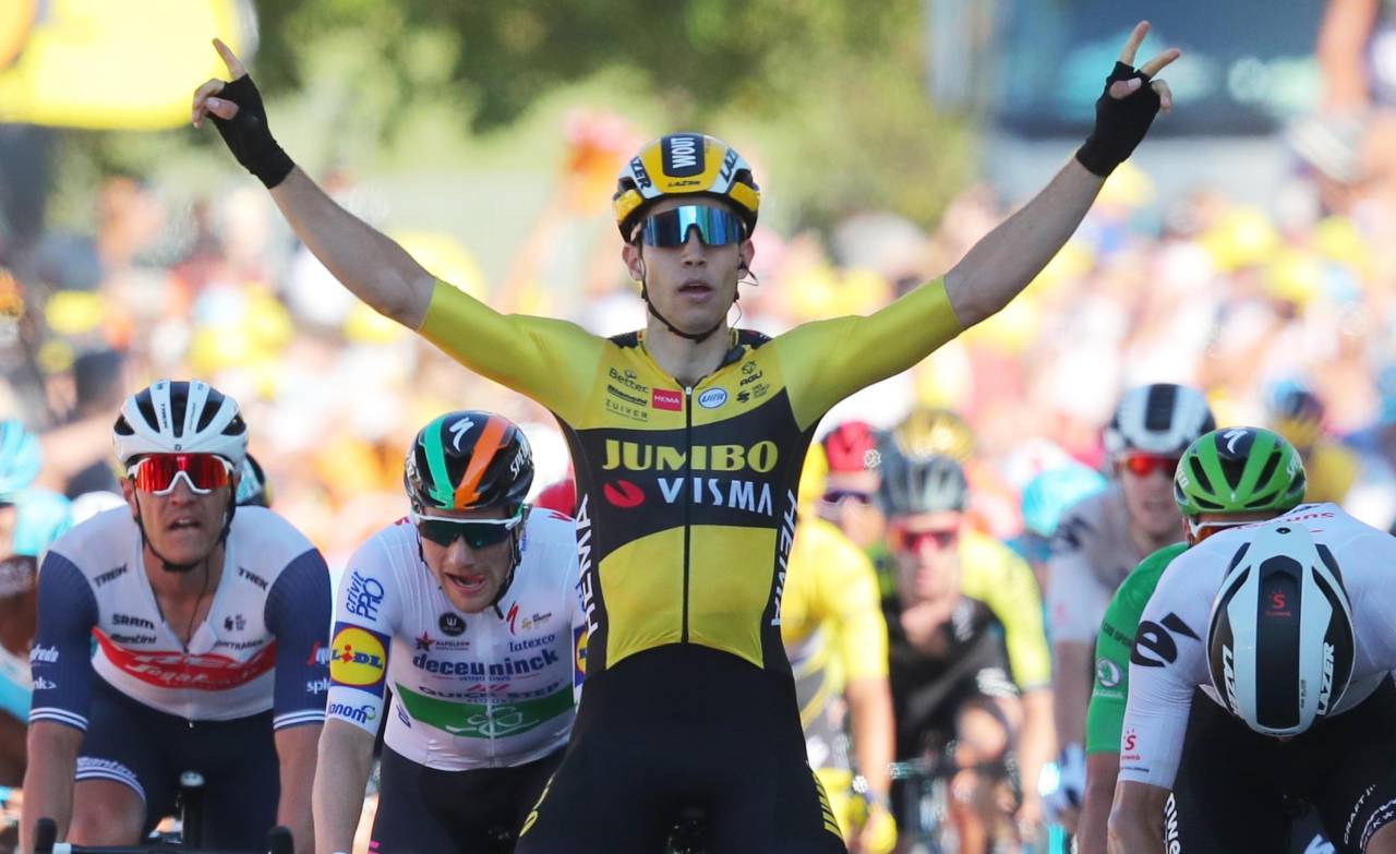 Van Aert uno dei migliori di questo Tour de France